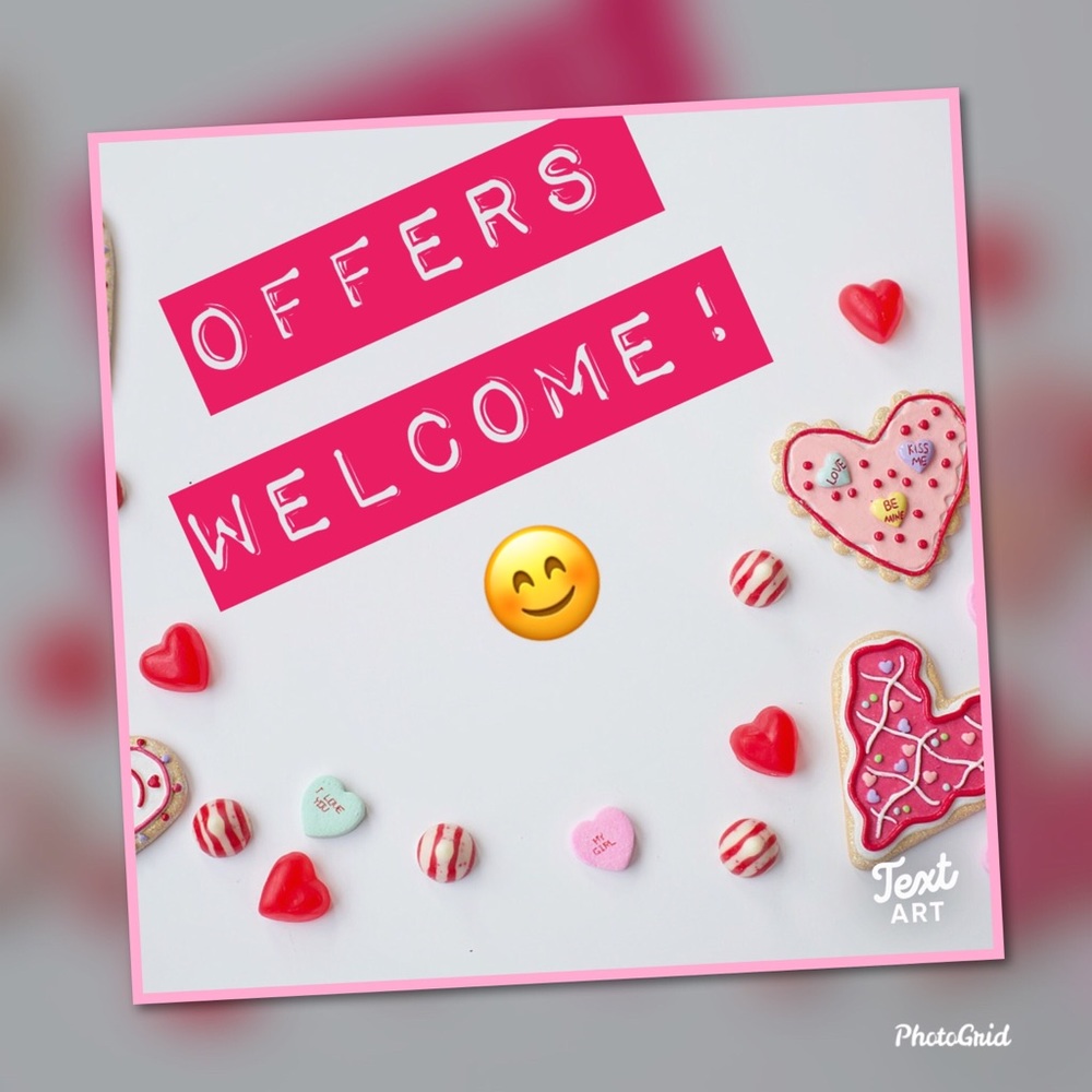 ALL offers welcome! 😊